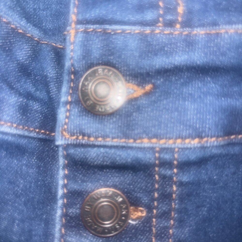 Wax Jean Basic Denim Overalls Large - image 3